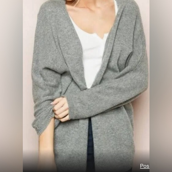 Brandy Melville Sweaters - Brandy Melville Grey Open Front Short Cardigan OS